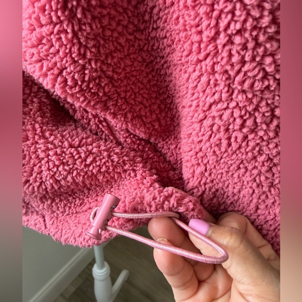 Before You Size S Cozy Pink Fleece Pullover - Picture 6 of 12